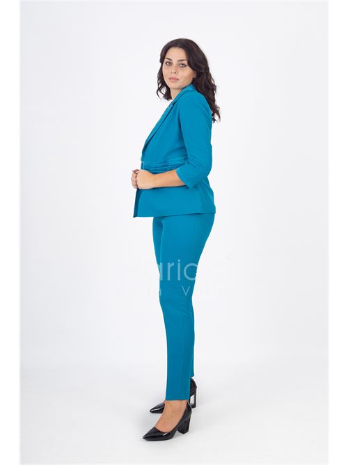 tailleur 3pz ricamo PAOLA FORTI | PF400TPSMERALDO